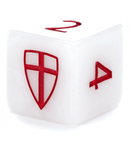 Gamers Guild AZ Gate Keeper Games GKGAS777-12d6 - Gate Keeper Games Set of 12 D6: The Pure Knight Alea Simple Dice Gate Keeper Games