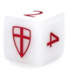 Gamers Guild AZ Gate Keeper Games GKGAS777-12d6 - Gate Keeper Games Set of 12 D6: The Pure Knight Alea Simple Dice Gate Keeper Games