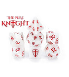Gamers Guild AZ Gate Keeper Games GKGAS777-7d - Gate Keeper Games 7 Die Set: The Pure Knight Alea Simple Dice Gate Keeper Games