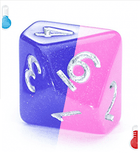 Gamers Guild AZ Gate Keeper Games GKGCH51-10d10 - Gate Keeper Games Set of 10 D10: Birthday Surprise Chromomancy Dice Gate Keeper Games