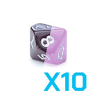 Gamers Guild AZ Gate Keeper Games GKGCH85-10d10 - Gate Keeper Games Set of 10 D10: Ninja Chromomancy Dice Gate Keeper Games