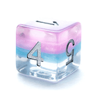 Gamers Guild AZ Gate Keeper Games GKGE0130-12d6 - Gate Keeper Games Set of 12 D6: Cotton Candy Eclipse Dice Gate Keeper Games