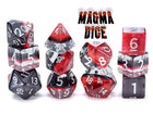 Gamers Guild AZ Gate Keeper Games GKGE0180-7d - Gate Keeper Games 7 Die Set: Magma Eclipse Dice Gate Keeper Games