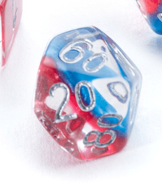 Gamers Guild AZ Gate Keeper Games GKGE0310-10d10 - Gate Keeper Games Set of 10 D10: Brotherhood Eclipse Dice Gate Keeper Games