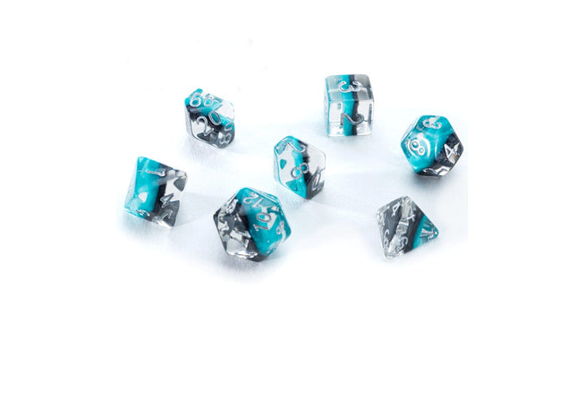 Gamers Guild AZ Gate Keeper Games GKGE0380-7d - Gate Keeper Games 7 Die Set: Deepest Dream Eclipse Dice Gate Keeper Games