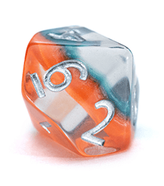Gamers Guild AZ Gate Keeper Games GKGE0430-10d10 - Gate Keeper Games Set of 10 D10: Solar Eclipse Eclipse Dice Gate Keeper Games
