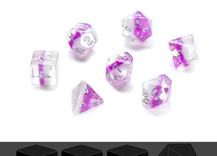 Gamers Guild AZ Gate Keeper Games GKGE0750-11d - Gate Keeper Games 11 Die Set: Amethyst Eclipse Dice Gate Keeper Games