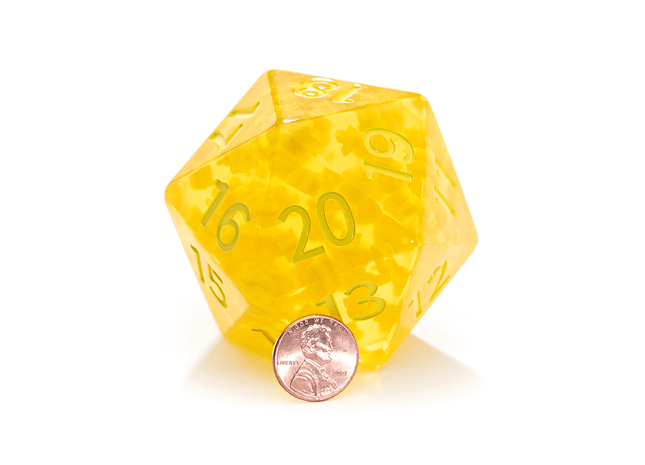 Gamers Guild AZ Gate Keeper Games GKGEPIMEEY - Gate Keeper Games: Yellow Meeple Golem 58mm Epic Die Gate Keeper Games