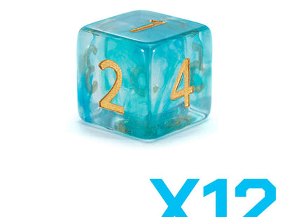 Gamers Guild AZ Gate Keeper Games GKGES23-12d6 - Gate Keeper Games Set of 12 D6: Goblin Dice Hoard Essence Dice Gate Keeper Games