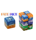 Gamers Guild AZ Gate Keeper Games GKGF1CLS - Gate Keeper Games : Fate/Fudge Dice  Classic Color Collection Gate Keeper Games