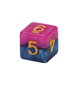 Gamers Guild AZ Gate Keeper Games GKGH13-12d6 - Gate Keeper Games Set of 12 D6: The Court Jester Halfsies Dice Gate Keeper Games