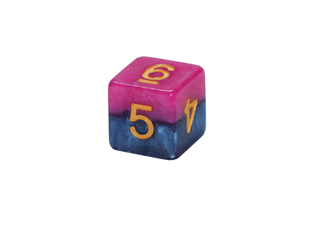 Gamers Guild AZ Gate Keeper Games GKGH13-12d6 - Gate Keeper Games Set of 12 D6: The Court Jester Halfsies Dice Gate Keeper Games