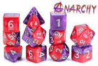 Gamers Guild AZ Gate Keeper Games GKGH15-11d - Gate Keeper Games 11 Die Set: Anarchy Halfsies Dice Gate Keeper Games