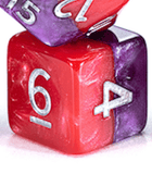 Gamers Guild AZ Gate Keeper Games GKGH15-12d6 - Gate Keeper Games Set of 12 D6: Anarchy Halfsies Dice Gate Keeper Games
