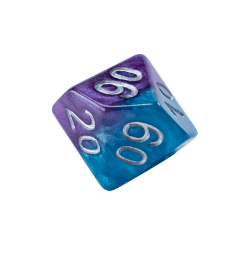 Gamers Guild AZ Gate Keeper Games GKGH235-10d10 - Gate Keeper Games Set of 10 D10: Psionic Combat Halfsies Dice Gate Keeper Games
