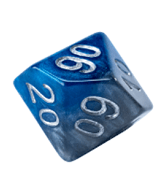 Gamers Guild AZ Gate Keeper Games GKGH239-10d10 - Gate Keeper Games Set of 10 D10: The Heir Halfsies Dice Gate Keeper Games