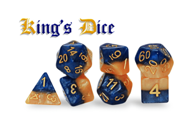 Gamers Guild AZ Gate Keeper Games GKGH30-11d - Gate Keeper Games 11 Die Set: Kings Dice Halfsies Dice Gate Keeper Games