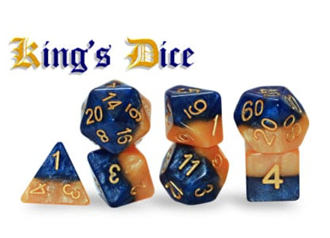 Gamers Guild AZ Gate Keeper Games GKGH30-7d - Gate Keeper Games 7 Die Set: Kings Dice Halfsies Dice Gate Keeper Games