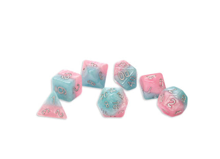 Gamers Guild AZ Gate Keeper Games GKGH31-7d - Gate Keeper Games 7 Die Set: Baby Dice Halfsies Dice Gate Keeper Games