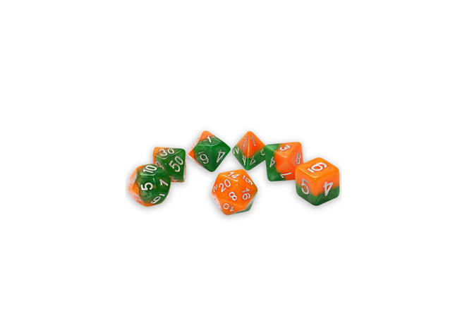 Gamers Guild AZ Gate Keeper Games GKGH42-7d - Gate Keeper Games 7 Die Set: Great Pumpkin Halloween Dice Gate Keeper Games
