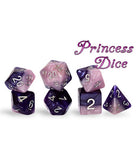 Gamers Guild AZ Gate Keeper Games GKGH51-7d - Gate Keeper Games 7 Die Set: Princess Dice Halfsies Dice Gate Keeper Games
