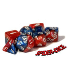 Gamers Guild AZ Gate Keeper Games GKGH531-7d - Gate Keeper Games 7 Die Set: Spider Dice Halfsies Dice Gate Keeper Games