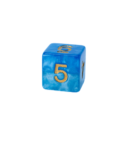 Gamers Guild AZ Gate Keeper Games GKGH533-12d6 - Gate Keeper Games Set of 12 D6: Sky Current Halfsies Dice Gate Keeper Games