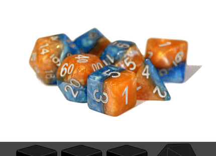 Gamers Guild AZ Gate Keeper Games GKGH534-11d - Gate Keeper Games 11 Die Set: Fire & Dice Halfsies Dice Gate Keeper Games