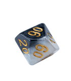 Gamers Guild AZ Gate Keeper Games GKGH578-10d10 - Gate Keeper Games Set of 10 D10: Yin Yang Halfsies Dice Gate Keeper Games