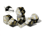 Gamers Guild AZ Gate Keeper Games GKGH578-11d - Gate Keeper Games 11 Die Set: Yin Yang Halfsies Dice Gate Keeper Games
