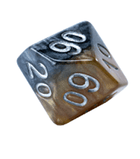 Gamers Guild AZ Gate Keeper Games GKGH590-10d10 - Gate Keeper Games Set of 10 D10: DaVinci Halfsies Dice Gate Keeper Games
