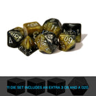 Gamers Guild AZ Gate Keeper Games GKGH590-11d - Gate Keeper Games 11 Die Set: DaVinci Halfsies Dice Gate Keeper Games