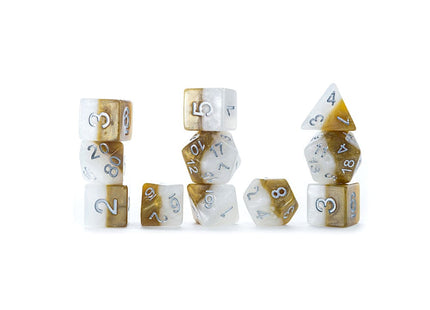 Gamers Guild AZ Gate Keeper Games GKGH70-11d - Gate Keeper Games 11 Die Set: Halo Dice Halfsies Dice Gate Keeper Games