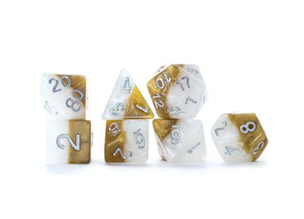 Gamers Guild AZ Gate Keeper Games GKGH70-7d - Gate Keeper Games 7 Die Set: Halo Dice Halfsies Dice Gate Keeper Games