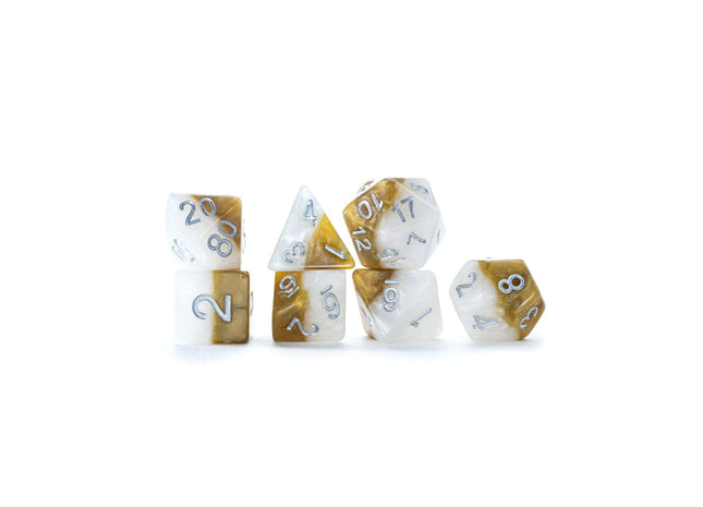 Gamers Guild AZ Gate Keeper Games GKGH70-7d - Gate Keeper Games 7 Die Set: Halo Dice Halfsies Dice Gate Keeper Games