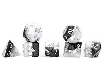 Gamers Guild AZ Gate Keeper Games GKGHG98-7d - Gate Keeper Games 7 Die Set: Bling Yang Halfsies Dice Gate Keeper Games