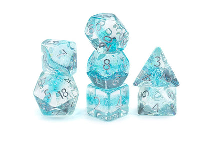 Gamers Guild AZ Gate Keeper Games GKGHL020-7d - Gate Keeper Games 7 Die Set: Mermaid Holographic Dice Gate Keeper Games