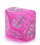Gamers Guild AZ Gate Keeper Games GKGHL1-10d10 - Gate Keeper Games Set of 10 D10: Sunrise Cordial Holographic Dice Gate Keeper Games