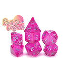 Gamers Guild AZ Gate Keeper Games GKGHL1-7d - Gate Keeper Games 7 Die Set: Sunrise Cordial Holographic Dice Gate Keeper Games