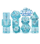 Gamers Guild AZ Gate Keeper Games GKGHL3-11d - Gate Keeper Games 11 Die Set: Azure Skies Holographic Dice Gate Keeper Games
