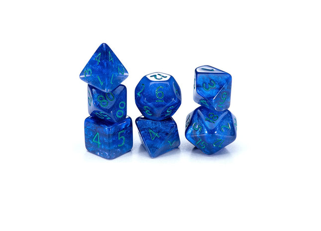 Gamers Guild AZ Gate Keeper Games GKGHL3333-7d - Gate Keeper Games 7 Die Set: Astral Dragons Holographic Dice Gate Keeper Games