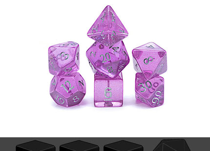Gamers Guild AZ Gate Keeper Games GKGHL5-11d - Gate Keeper Games 11 Die Set: Lilac Blossom Holographic Dice Gate Keeper Games