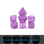 Gamers Guild AZ Gate Keeper Games GKGHL5-11d - Gate Keeper Games 11 Die Set: Lilac Blossom Holographic Dice Gate Keeper Games