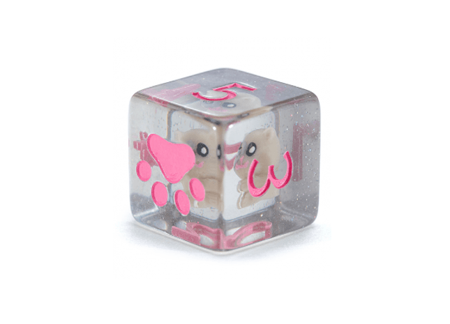 Gamers Guild AZ Gate Keeper Games GKGID186-12d6 - Gate Keeper Games Set of 12 D6: Cat Dice Inclusion Dice Gate Keeper Games