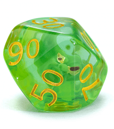 Gamers Guild AZ Gate Keeper Games GKGID222-10d10 - Gate Keeper Games Set of 10 D10: Dice Goblin Inclusion Dice Gate Keeper Games
