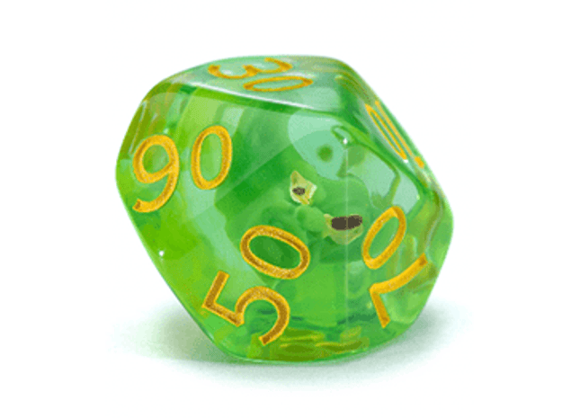 Gamers Guild AZ Gate Keeper Games GKGID222-10d10 - Gate Keeper Games Set of 10 D10: Dice Goblin Inclusion Dice Gate Keeper Games