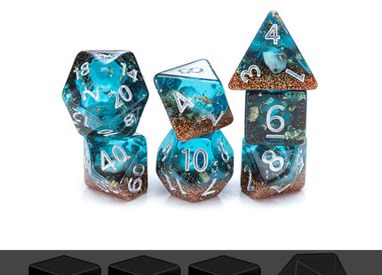 Gamers Guild AZ Gate Keeper Games GKGID303-11d - Gate Keeper Games 11 Die Set: Biome Deep Sea Inclusion Dice Gate Keeper Games