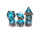 Gamers Guild AZ Gate Keeper Games GKGID303-7d - Gate Keeper Games 7 Die Set: Biome Deep Sea Inclusion Dice Gate Keeper Games