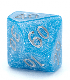 Gamers Guild AZ Gate Keeper Games GKGMD3-10d10 - Gate Keeper Games Set of 10 D10: Pluto Mercurial Dice Gate Keeper Games