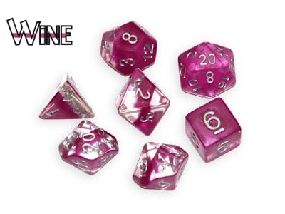 Gamers Guild AZ Gate Keeper Games GKGN0103-11d - Gate Keeper Games 11 Die Set: Wine Neutron Dice Gate Keeper Games